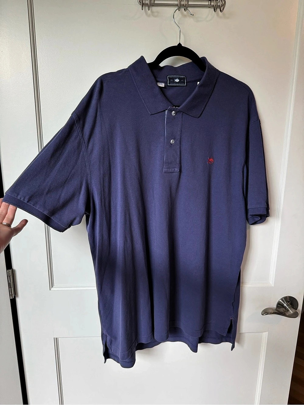 Southern Tide Men's The Skipjack Polo Shirt in Blue, Size XL